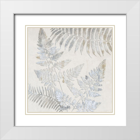 Black Jungle 5 White Modern Wood Framed Art Print with Double Matting by Lewis, Sheldon