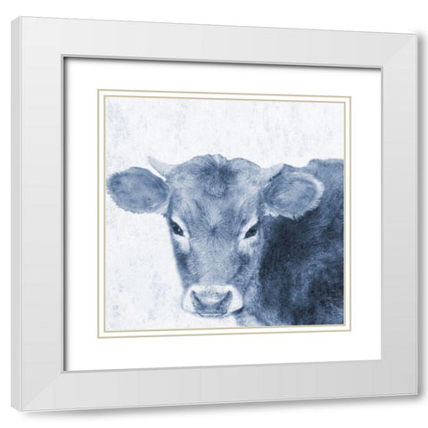 Tone To Tonal Farm Stead White Modern Wood Framed Art Print with Double Matting by Lewis, Sheldon