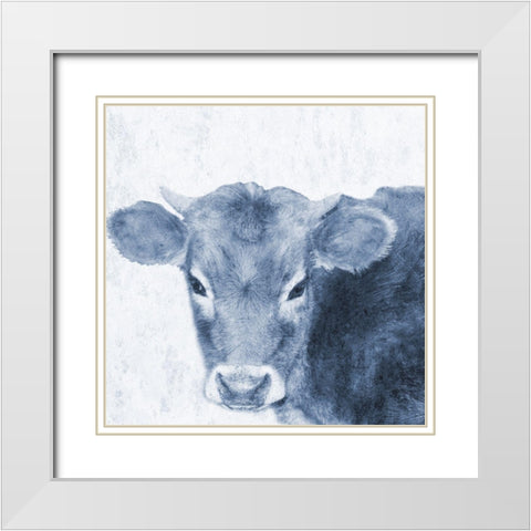 Tone To Tonal Farm Stead White Modern Wood Framed Art Print with Double Matting by Lewis, Sheldon