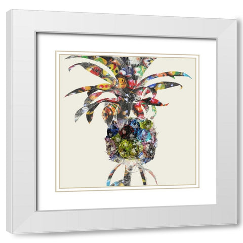 Pine Colors White Modern Wood Framed Art Print with Double Matting by Lewis, Sheldon