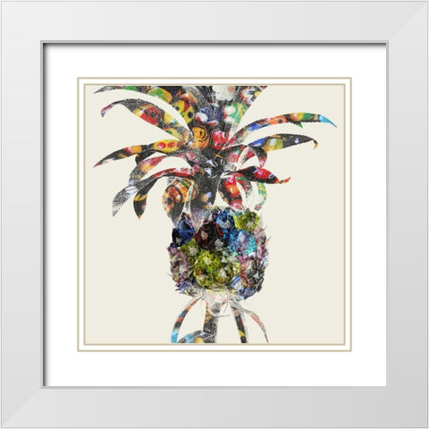 Pine Colors White Modern Wood Framed Art Print with Double Matting by Lewis, Sheldon