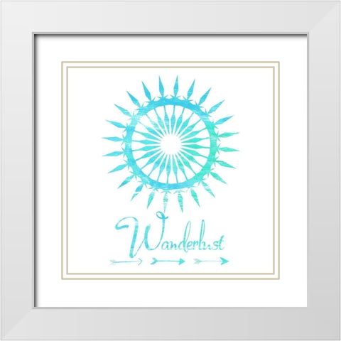 Follow The Sun White Modern Wood Framed Art Print with Double Matting by Lewis, Sheldon