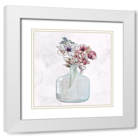 Fresh Cut 2 White Modern Wood Framed Art Print with Double Matting by Lewis, Sheldon