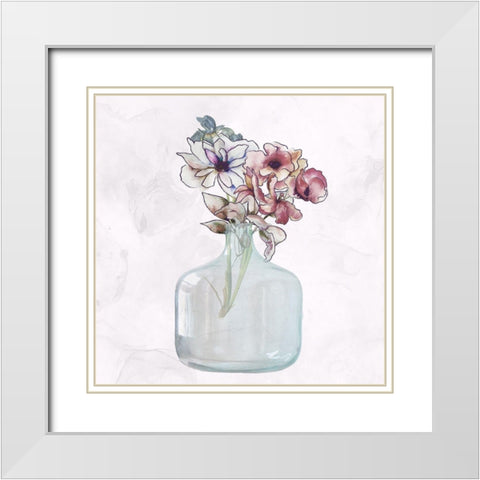 Fresh Cut 2 White Modern Wood Framed Art Print with Double Matting by Lewis, Sheldon