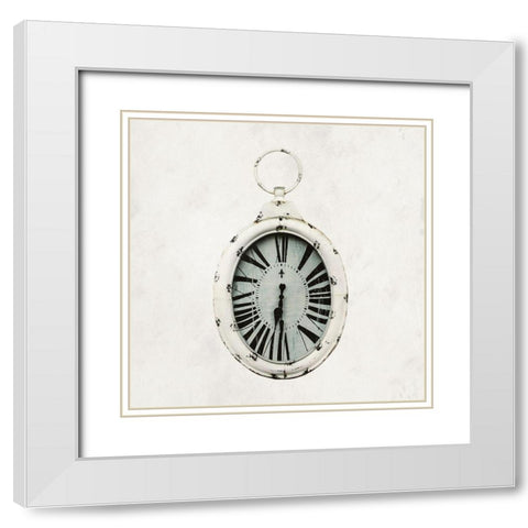 Time Traveler White Modern Wood Framed Art Print with Double Matting by Lewis, Sheldon