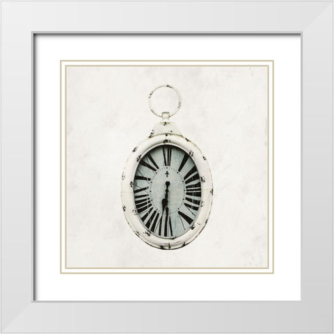 Time Traveler White Modern Wood Framed Art Print with Double Matting by Lewis, Sheldon