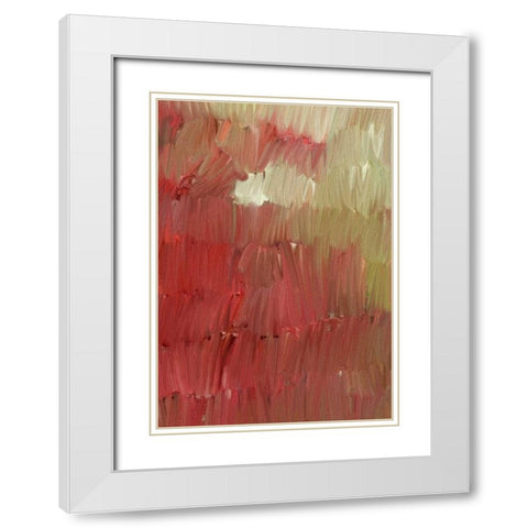 Burning Hot White Modern Wood Framed Art Print with Double Matting by Butcher, Sarah