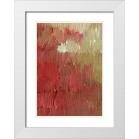Burning Hot White Modern Wood Framed Art Print with Double Matting by Butcher, Sarah