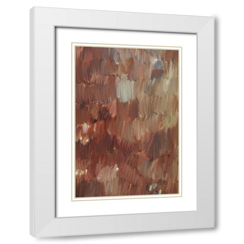 Dusk White Modern Wood Framed Art Print with Double Matting by Butcher, Sarah