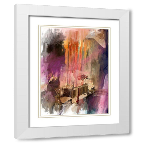Sunday Brunch White Modern Wood Framed Art Print with Double Matting by Butcher, Sarah