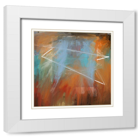 Lionâ€™s Gate White Modern Wood Framed Art Print with Double Matting by Butcher, Sarah
