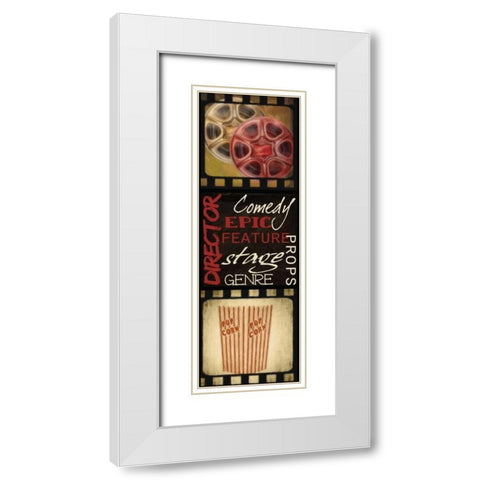 BOX OFFICE II White Modern Wood Framed Art Print with Double Matting by Greene, Taylor