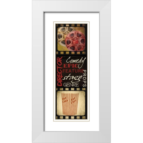 BOX OFFICE II White Modern Wood Framed Art Print with Double Matting by Greene, Taylor