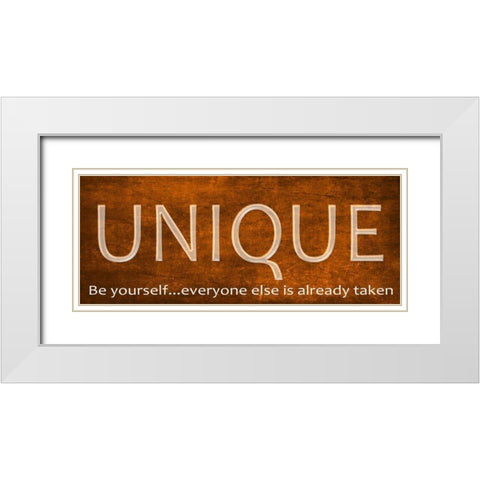 Unique White Modern Wood Framed Art Print with Double Matting by Greene, Taylor