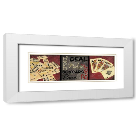 CLASSIC GAMES G White Modern Wood Framed Art Print with Double Matting by Greene, Taylor