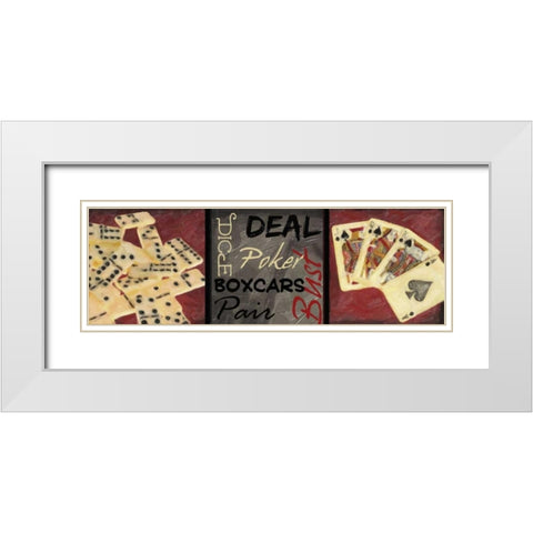 CLASSIC GAMES G White Modern Wood Framed Art Print with Double Matting by Greene, Taylor