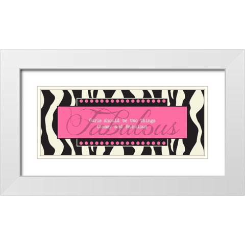 Fabulous White Modern Wood Framed Art Print with Double Matting by Greene, Taylor