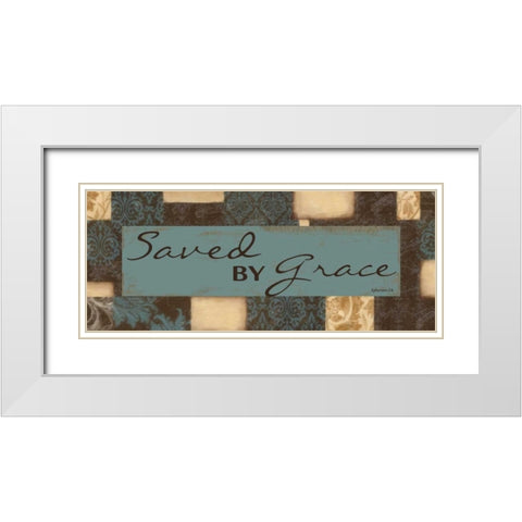 SAVED  White Modern Wood Framed Art Print with Double Matting by Greene, Taylor