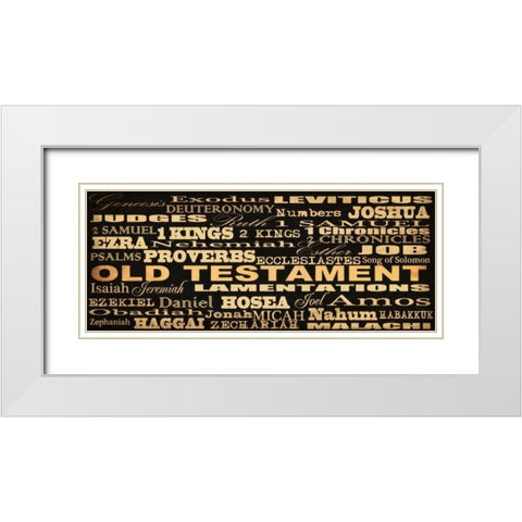 Old Testament White Modern Wood Framed Art Print with Double Matting by Greene, Taylor