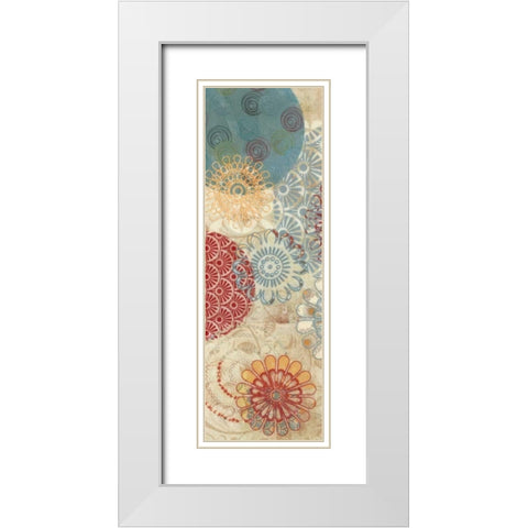FLORA TRANCE VII White Modern Wood Framed Art Print with Double Matting by Greene, Taylor