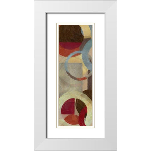 HALO WEAVE VI White Modern Wood Framed Art Print with Double Matting by Greene, Taylor