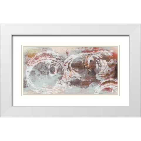 STROKES IN MOTION White Modern Wood Framed Art Print with Double Matting by Greene, Taylor
