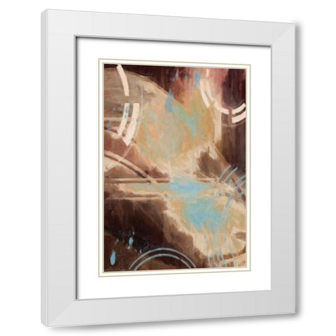 ORBSTRATION A White Modern Wood Framed Art Print with Double Matting by Greene, Taylor