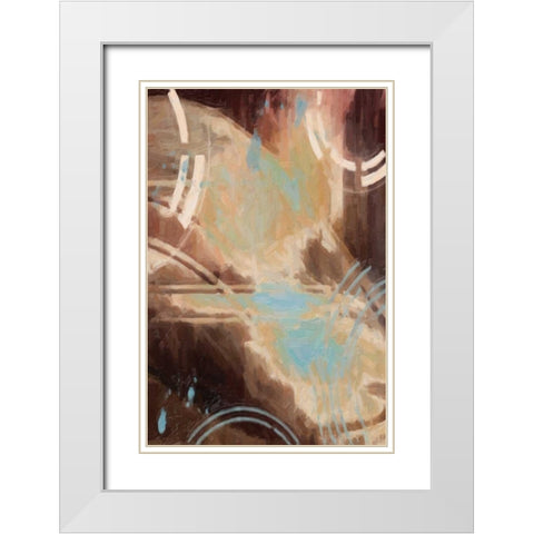 ORBSTRATION A White Modern Wood Framed Art Print with Double Matting by Greene, Taylor