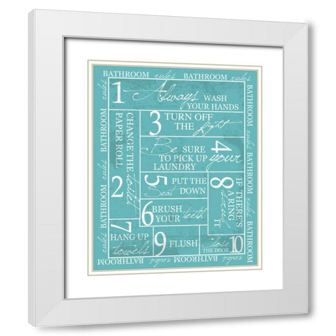 3 Turn Off the Lights C2 White Modern Wood Framed Art Print with Double Matting by Greene, Taylor