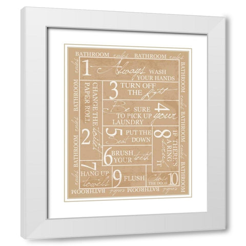 3 Turn Off the Lights C3 White Modern Wood Framed Art Print with Double Matting by Greene, Taylor