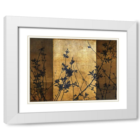 SIMPLE SILHOUETTE A White Modern Wood Framed Art Print with Double Matting by Greene, Taylor