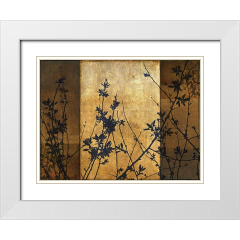 SIMPLE SILHOUETTE A White Modern Wood Framed Art Print with Double Matting by Greene, Taylor