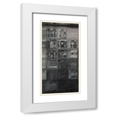 PORTICO I White Modern Wood Framed Art Print with Double Matting by Greene, Taylor