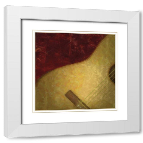 JAMMING  I-NO BLUR 1 White Modern Wood Framed Art Print with Double Matting by Greene, Taylor
