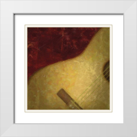 JAMMING  I-NO BLUR 1 White Modern Wood Framed Art Print with Double Matting by Greene, Taylor