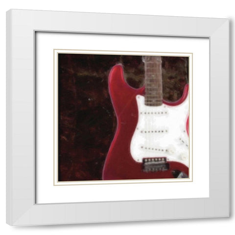 JAMMING  I-NO BLUR 9 White Modern Wood Framed Art Print with Double Matting by Greene, Taylor