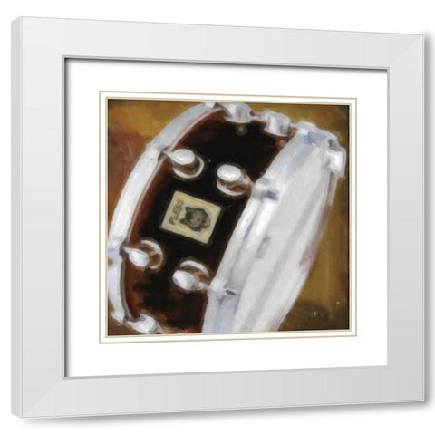 JAM SESSION II-NO BLUR 1 White Modern Wood Framed Art Print with Double Matting by Greene, Taylor