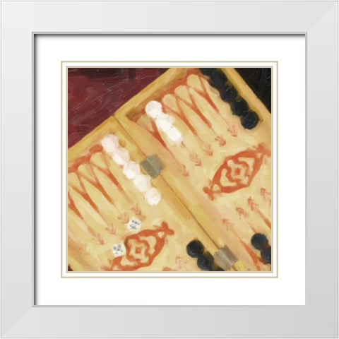 PLAY TIME White Modern Wood Framed Art Print with Double Matting by Greene, Taylor