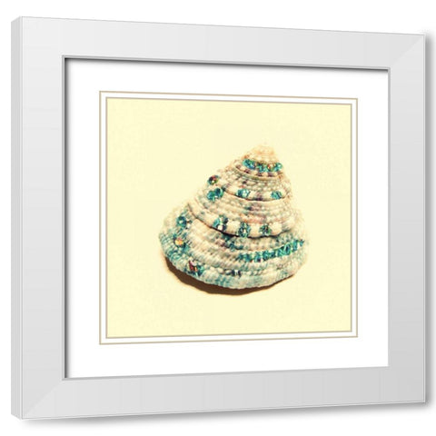 Jeweled Shell 2 White Modern Wood Framed Art Print with Double Matting by Greene, Taylor