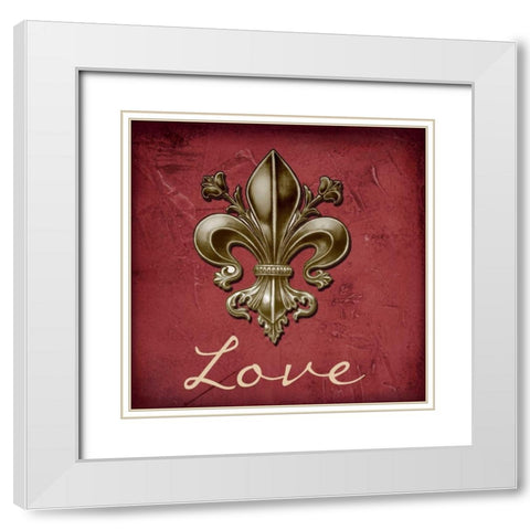 Faith White Modern Wood Framed Art Print with Double Matting by Greene, Taylor