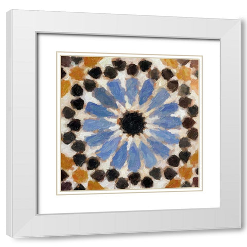 CATALAN I White Modern Wood Framed Art Print with Double Matting by Greene, Taylor