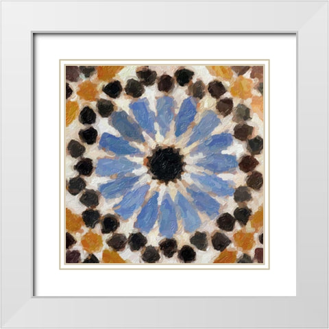 CATALAN I White Modern Wood Framed Art Print with Double Matting by Greene, Taylor