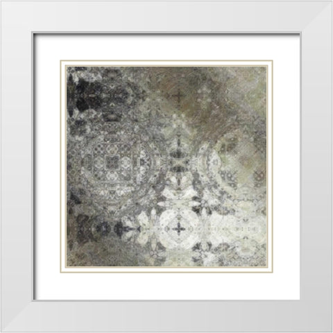 ORNAMENTAL I White Modern Wood Framed Art Print with Double Matting by Greene, Taylor