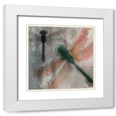 Dragons Fly 2 White Modern Wood Framed Art Print with Double Matting by Greene, Taylor