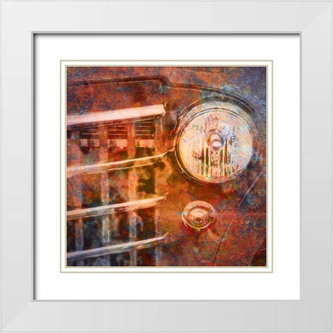 Rusted Car 2 White Modern Wood Framed Art Print with Double Matting by Greene, Taylor