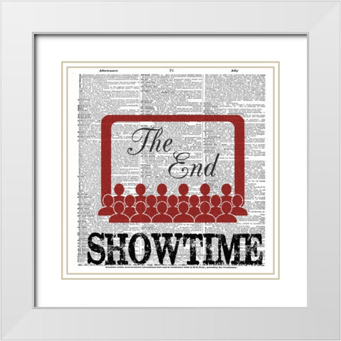 SHOWTIME 2 White Modern Wood Framed Art Print with Double Matting by Greene, Taylor