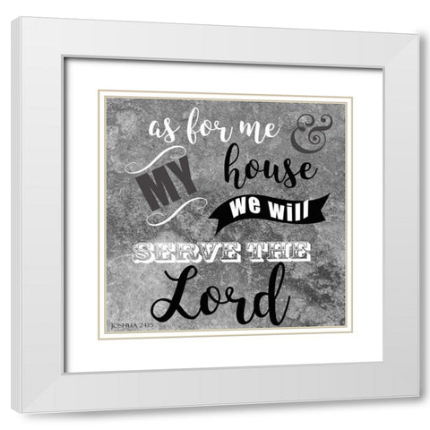 Lords House White Modern Wood Framed Art Print with Double Matting by Greene, Taylor