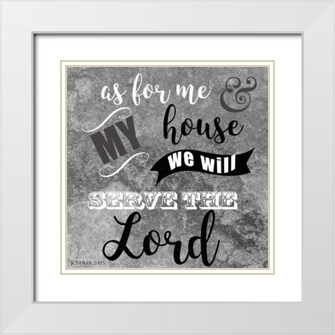 Lords House White Modern Wood Framed Art Print with Double Matting by Greene, Taylor