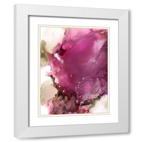 Ascension White Modern Wood Framed Art Print with Double Matting by Troisi, Jonny