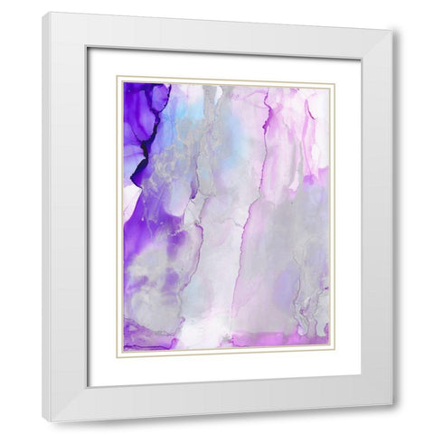 Super Nova White Modern Wood Framed Art Print with Double Matting by Troisi, Jonny